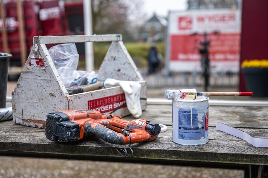 Glaszetter materiaal